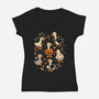 Goosebumps-Womens-V-Neck-Tee-eduely