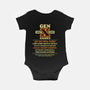 The Gen X Games-Baby-Basic-Onesie-kg07