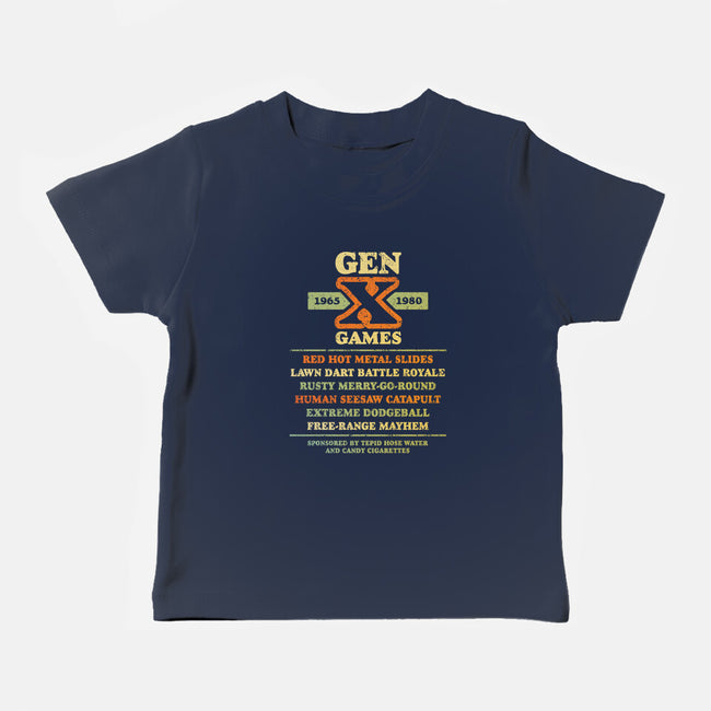 The Gen X Games-Baby-Basic-Tee-kg07