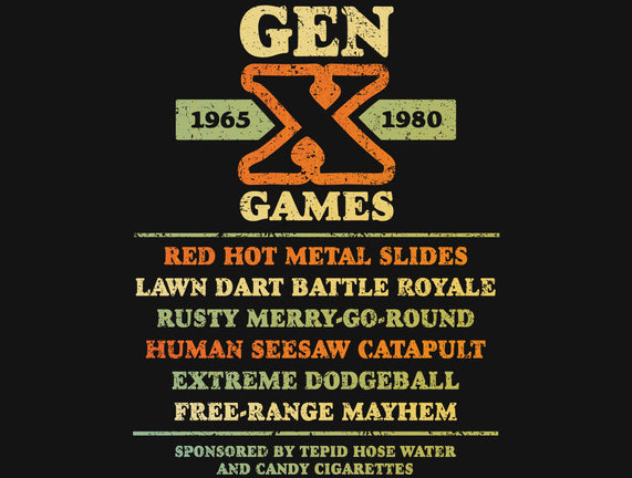 The Gen X Games