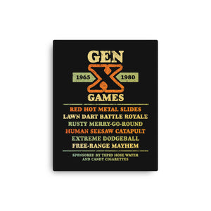 The Gen X Games