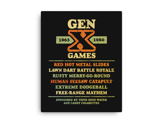 The Gen X Games