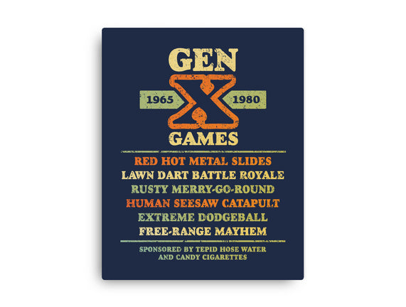 The Gen X Games