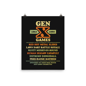 The Gen X Games