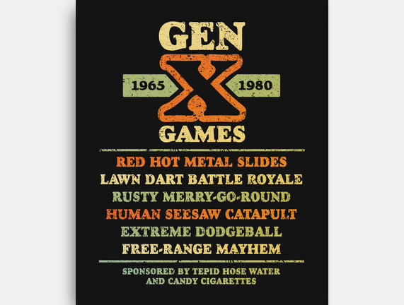 The Gen X Games