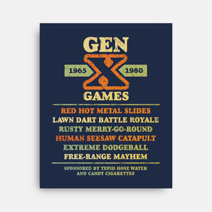 The Gen X Games-None-Stretched-Canvas-kg07