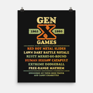 The Gen X Games-None-Matte-Poster-kg07