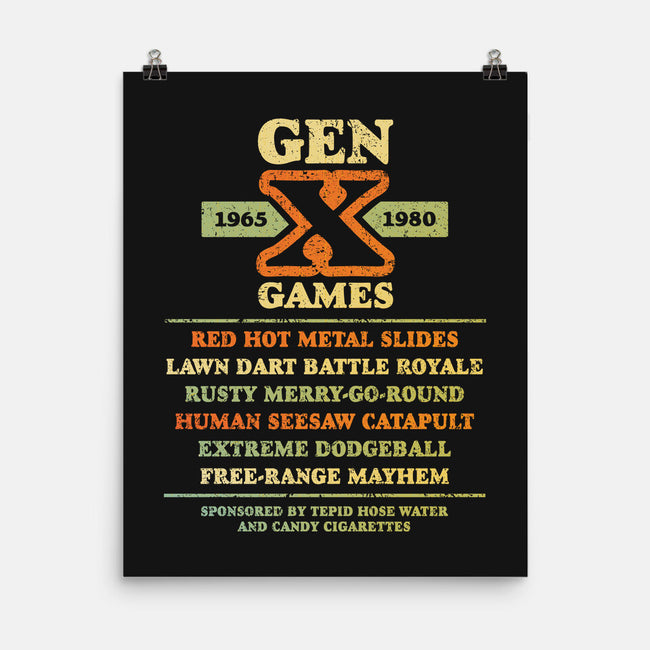 The Gen X Games-None-Matte-Poster-kg07