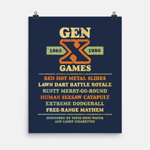The Gen X Games-None-Matte-Poster-kg07