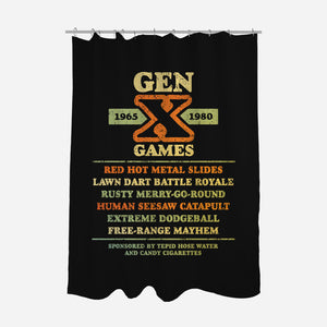 The Gen X Games-None-Polyester-Shower Curtain-kg07