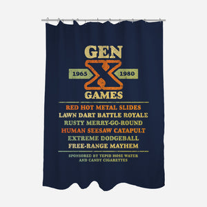 The Gen X Games-None-Polyester-Shower Curtain-kg07