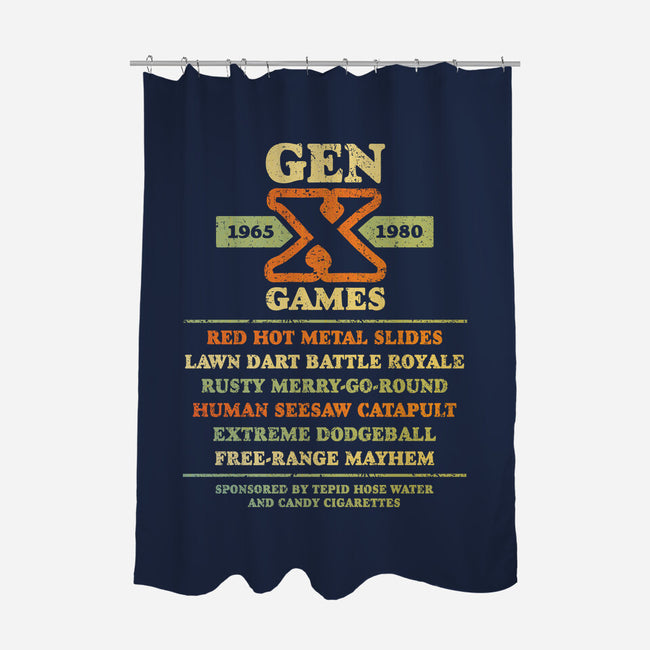 The Gen X Games-None-Polyester-Shower Curtain-kg07