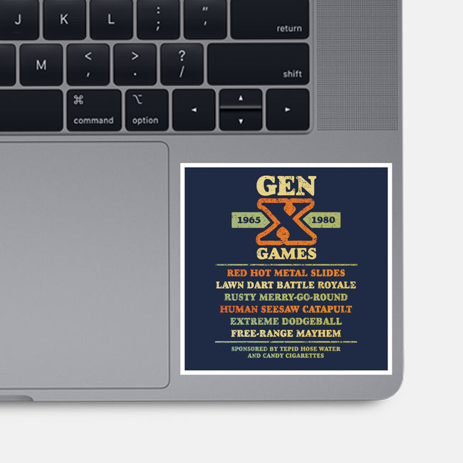 The Gen X Games-None-Glossy-Sticker-kg07