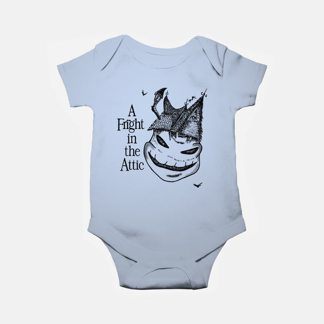 A Fright In The Attic-Baby-Basic-Onesie-SeamusAran