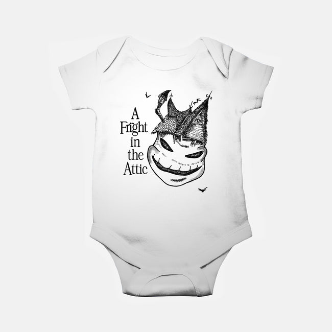 A Fright In The Attic-Baby-Basic-Onesie-SeamusAran