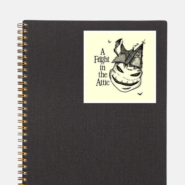 A Fright In The Attic-None-Glossy-Sticker-SeamusAran