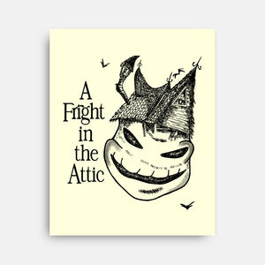 A Fright In The Attic-None-Stretched-Canvas-SeamusAran