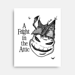 A Fright In The Attic-None-Stretched-Canvas-SeamusAran