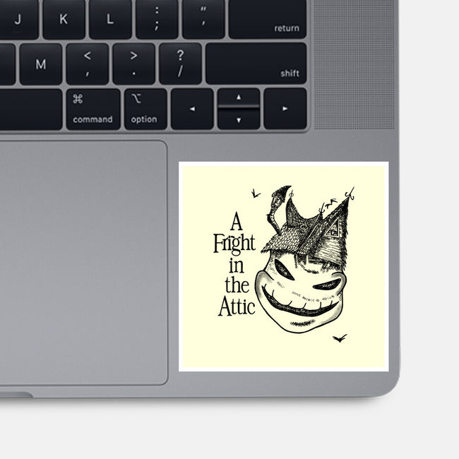 A Fright In The Attic-None-Glossy-Sticker-SeamusAran