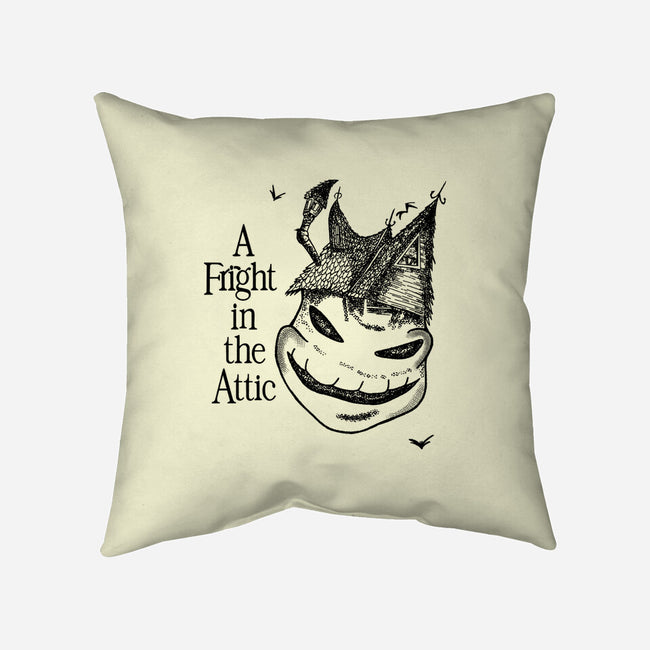 A Fright In The Attic-None-Removable Cover w Insert-Throw Pillow-SeamusAran