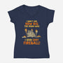 I Said Cast Fireball-Womens-V-Neck-Tee-kg07