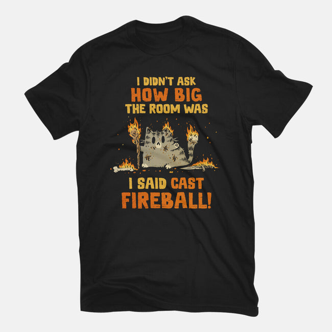 I Said Cast Fireball-Womens-Fitted-Tee-kg07