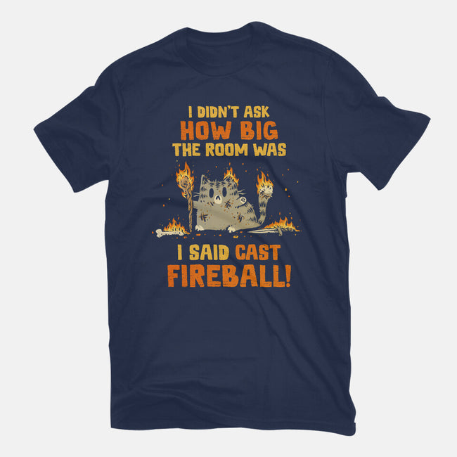 I Said Cast Fireball-Womens-Fitted-Tee-kg07
