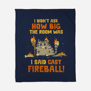I Said Cast Fireball-None-Fleece-Blanket-kg07