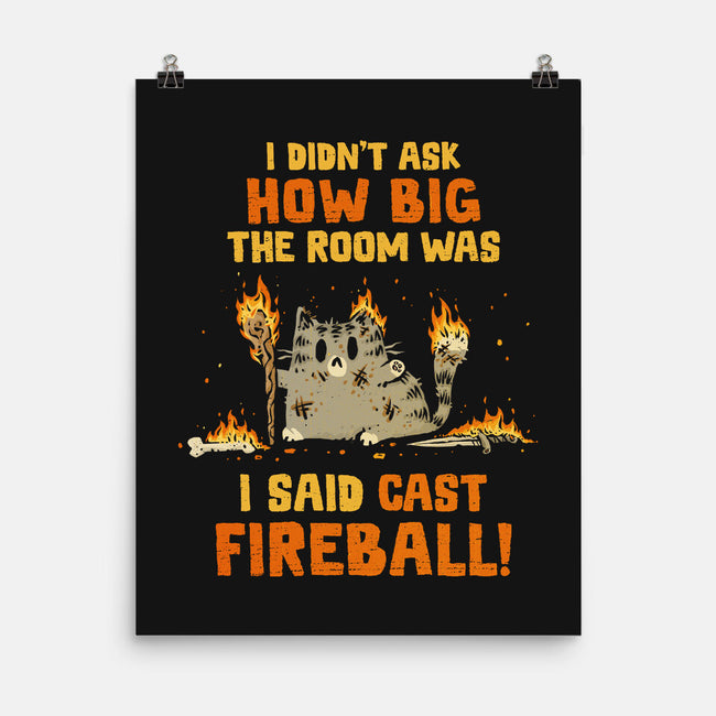 I Said Cast Fireball-None-Matte-Poster-kg07