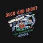 Duck Aim Shoot-Mens-Premium-Tee-glitchygorilla