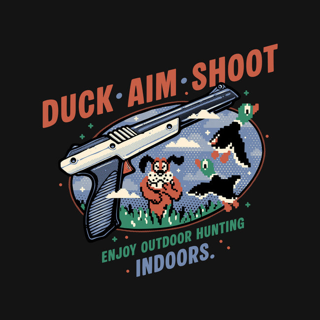 Duck Aim Shoot-Youth-Crew Neck-Sweatshirt-glitchygorilla