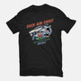 Duck Aim Shoot-Womens-Fitted-Tee-glitchygorilla