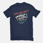 Duck Aim Shoot-Womens-Fitted-Tee-glitchygorilla