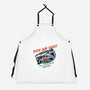 Duck Aim Shoot-Unisex-Kitchen-Apron-glitchygorilla