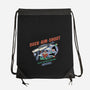 Duck Aim Shoot-None-Drawstring-Bag-glitchygorilla