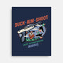 Duck Aim Shoot-None-Stretched-Canvas-glitchygorilla