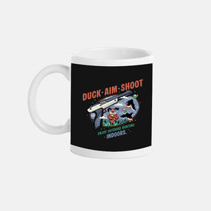 Duck Aim Shoot-None-Mug-Drinkware-glitchygorilla