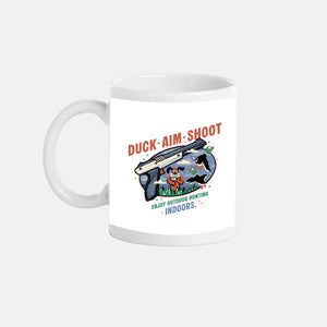 Duck Aim Shoot-None-Mug-Drinkware-glitchygorilla