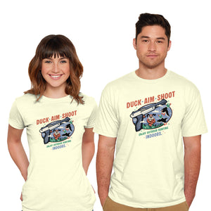 Duck Aim Shoot-Mens-Basic-Tee-glitchygorilla