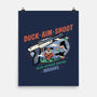 Duck Aim Shoot-None-Matte-Poster-glitchygorilla