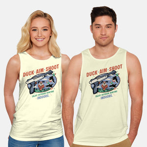 Duck Aim Shoot-Unisex-Basic-Tank-glitchygorilla