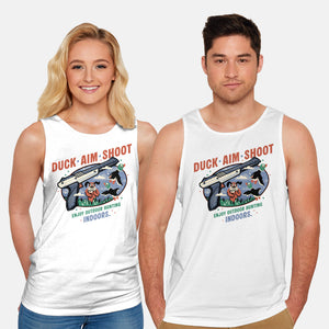 Duck Aim Shoot-Unisex-Basic-Tank-glitchygorilla