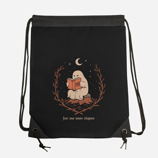 The Reading Ghost-None-Drawstring-Bag-dfonseca