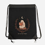 The Reading Ghost-None-Drawstring-Bag-dfonseca