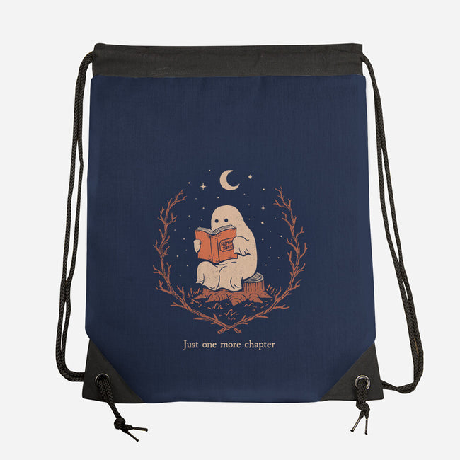 The Reading Ghost-None-Drawstring-Bag-dfonseca