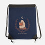 The Reading Ghost-None-Drawstring-Bag-dfonseca