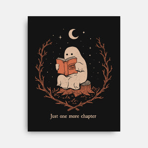 The Reading Ghost-None-Stretched-Canvas-dfonseca