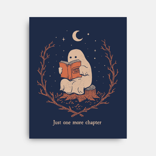 The Reading Ghost-None-Stretched-Canvas-dfonseca