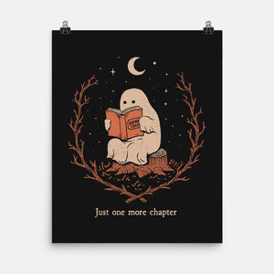The Reading Ghost-None-Matte-Poster-dfonseca