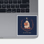 The Reading Ghost-None-Glossy-Sticker-dfonseca